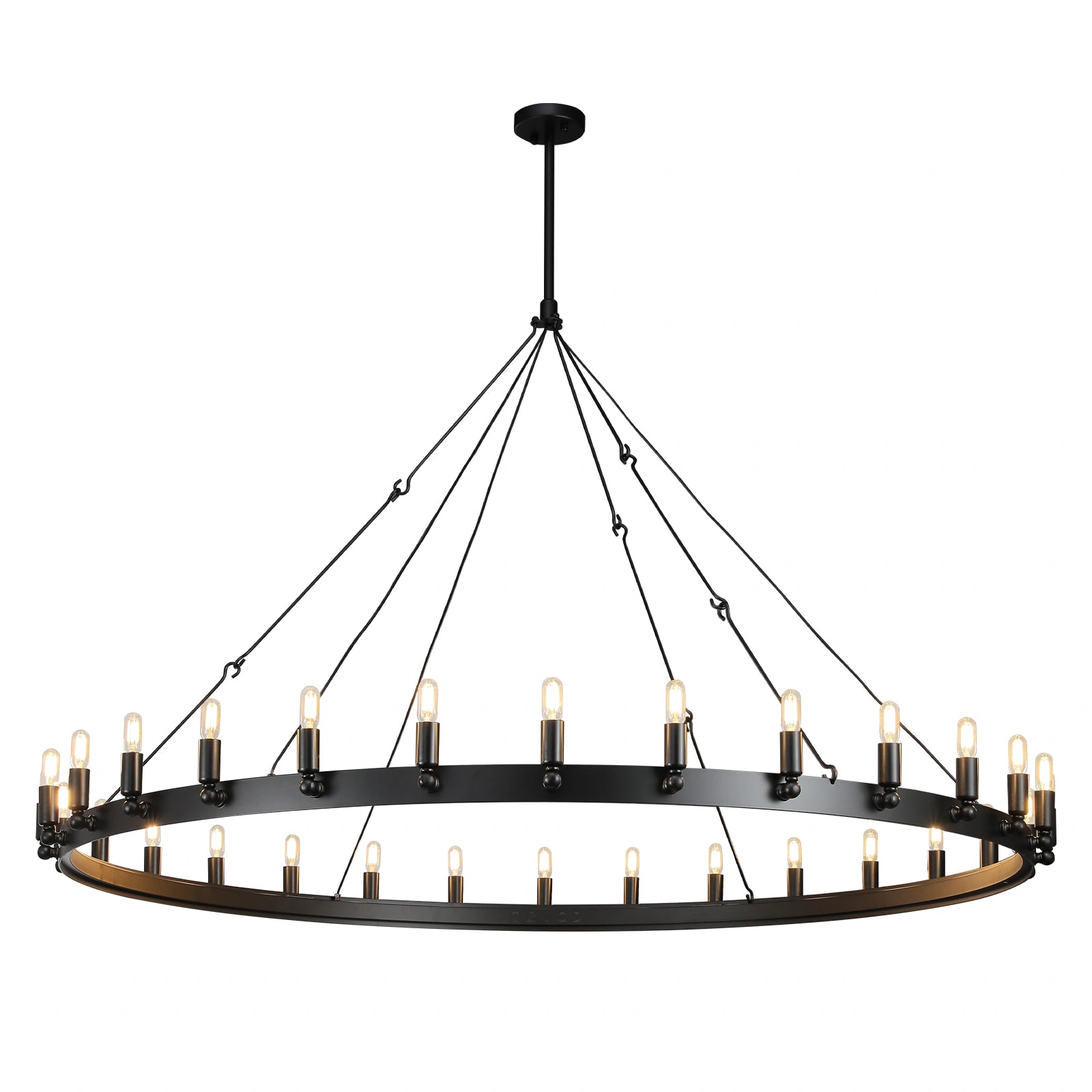 Camilio Vintage Candelabra Round Chandelier