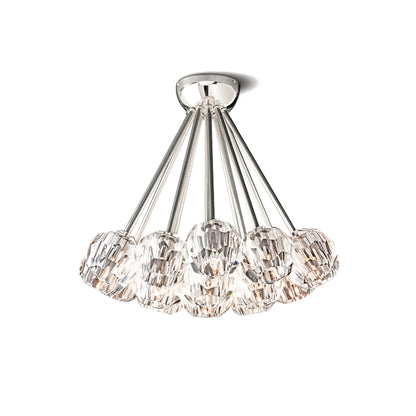Boule Du Cristal Glass Petite Flushmount