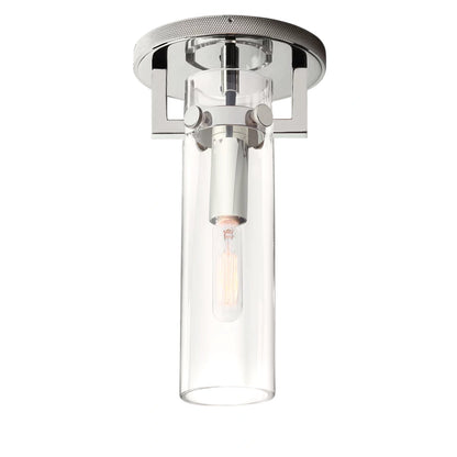 Zephyral Glass Cylinder Flushmount