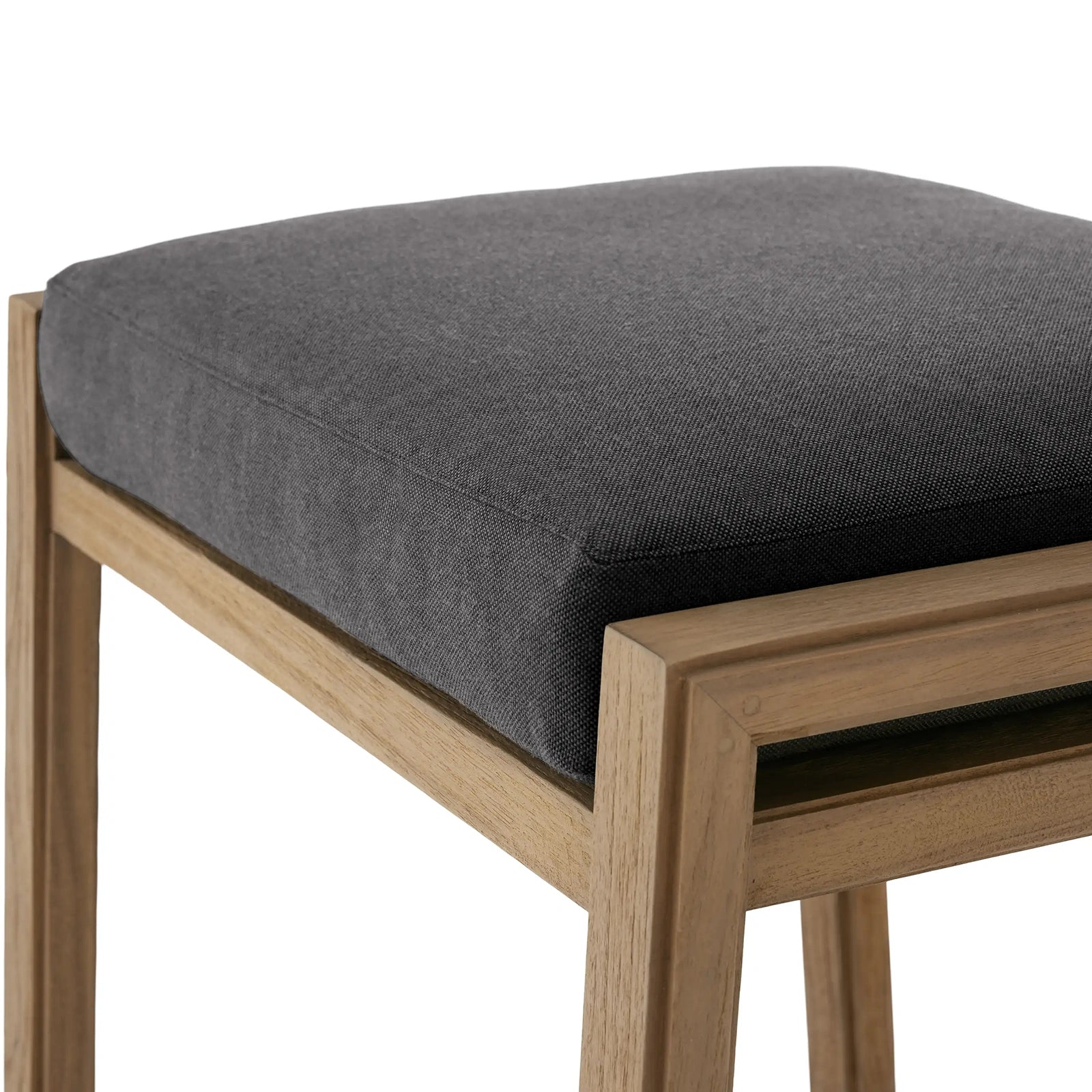 Canion Outdoor Teak Backless Counter Stool