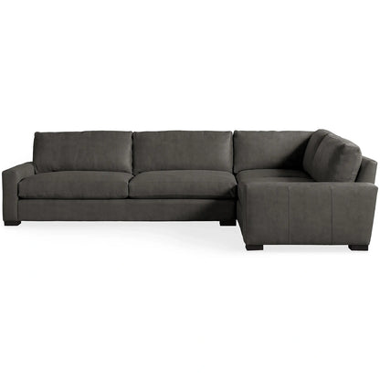 Reamington Leather Two-Piece Sectional