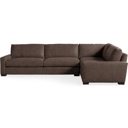 Reamington Leather Two-Piece Sectional