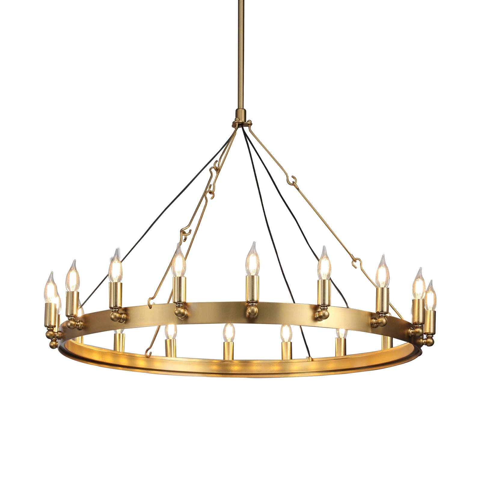 Camilio Vintage Candelabra Round Chandelier