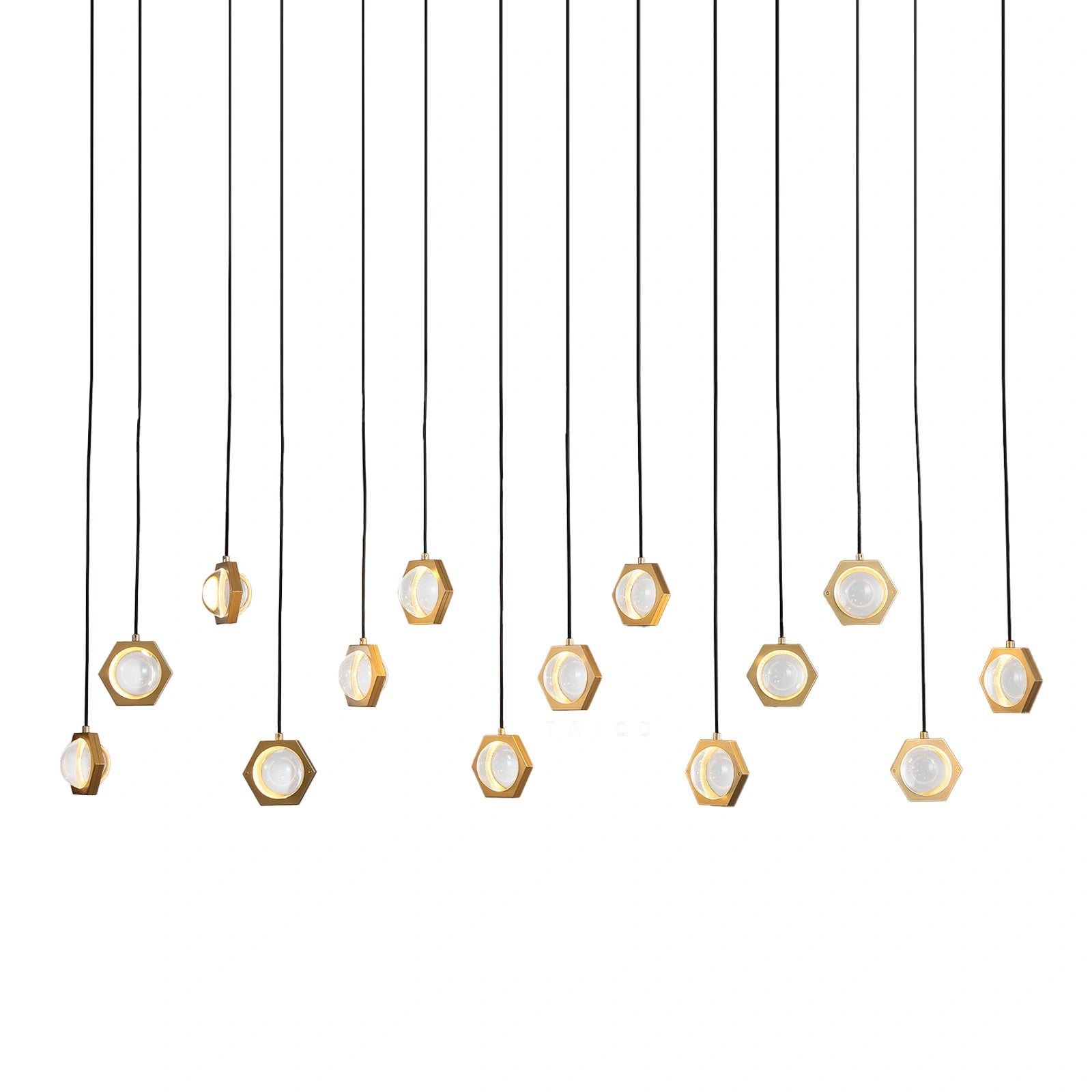 Éclatano Crystal Ball Linear Chandelier