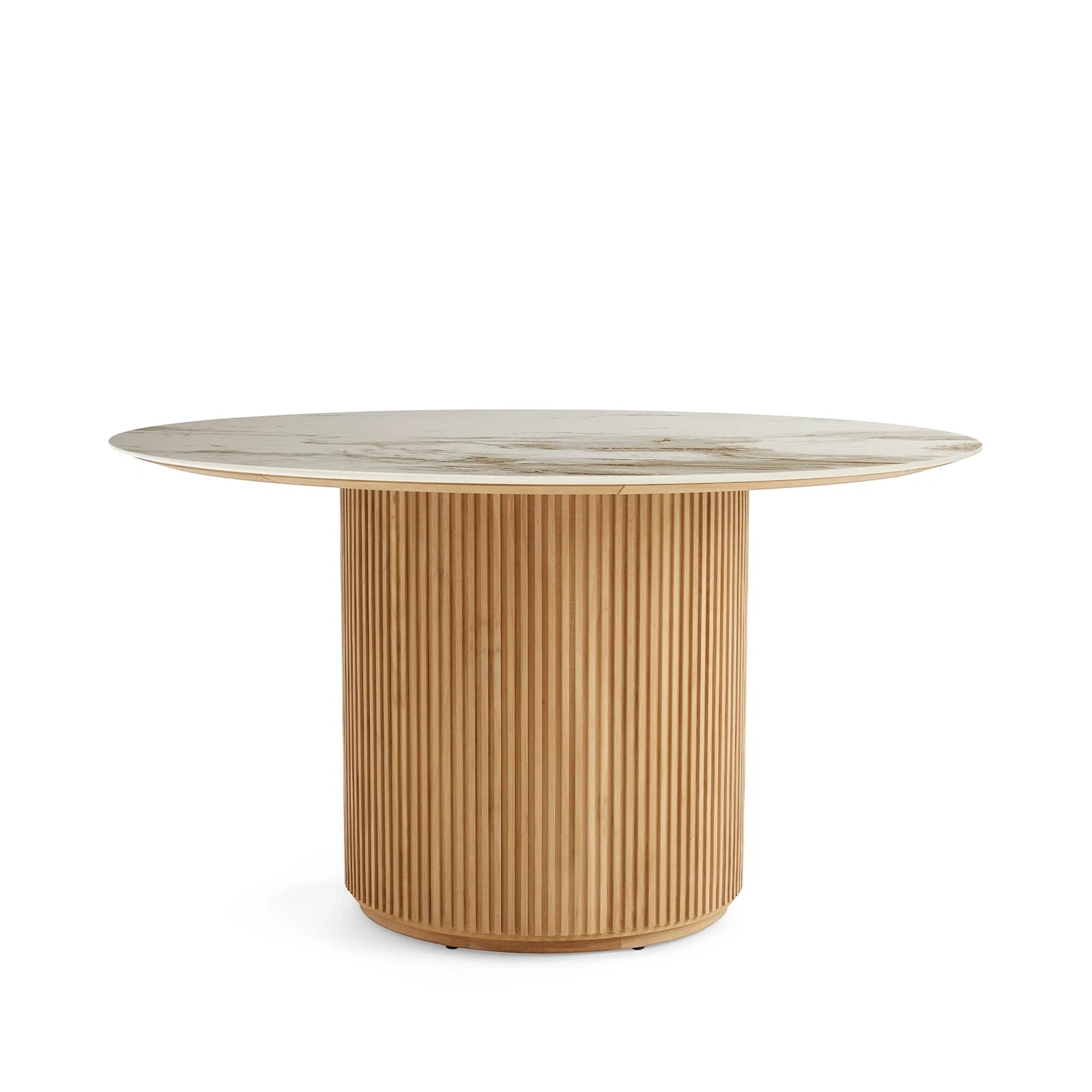 Teaumont Outdoor Teak Round Dining Table