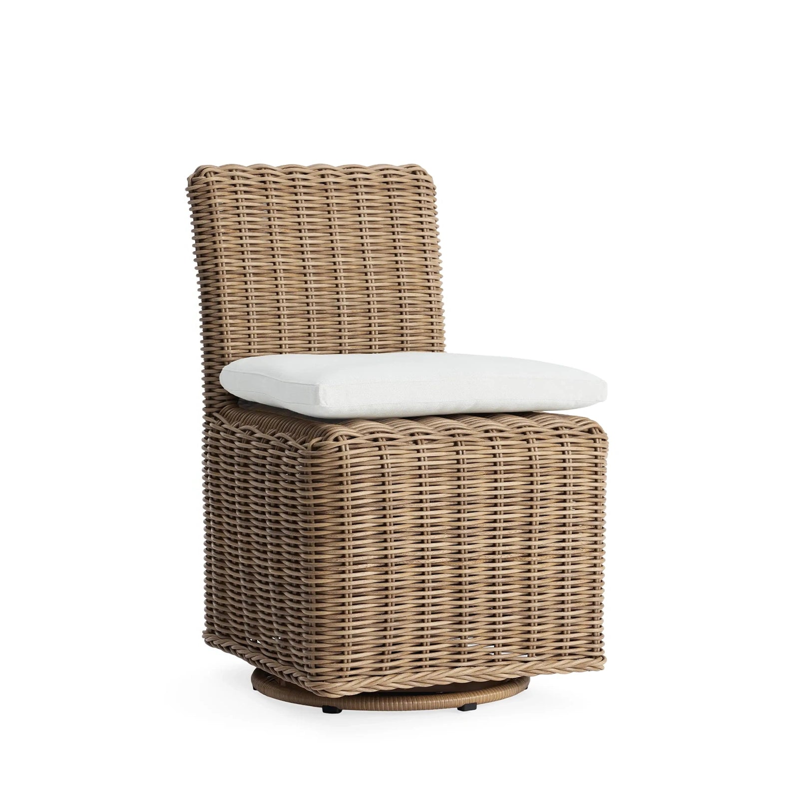 Montaul Outdoor Swivel Dining Side Chair
