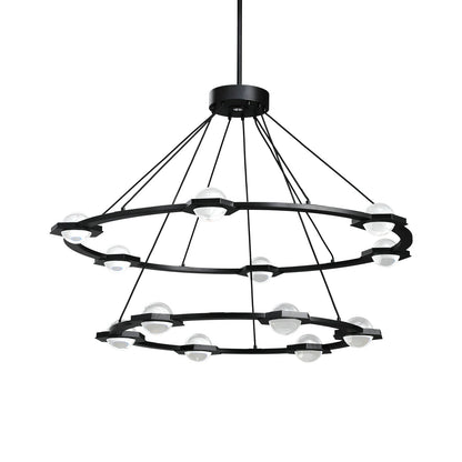 Éclatano 2-Tier Round Chandelier