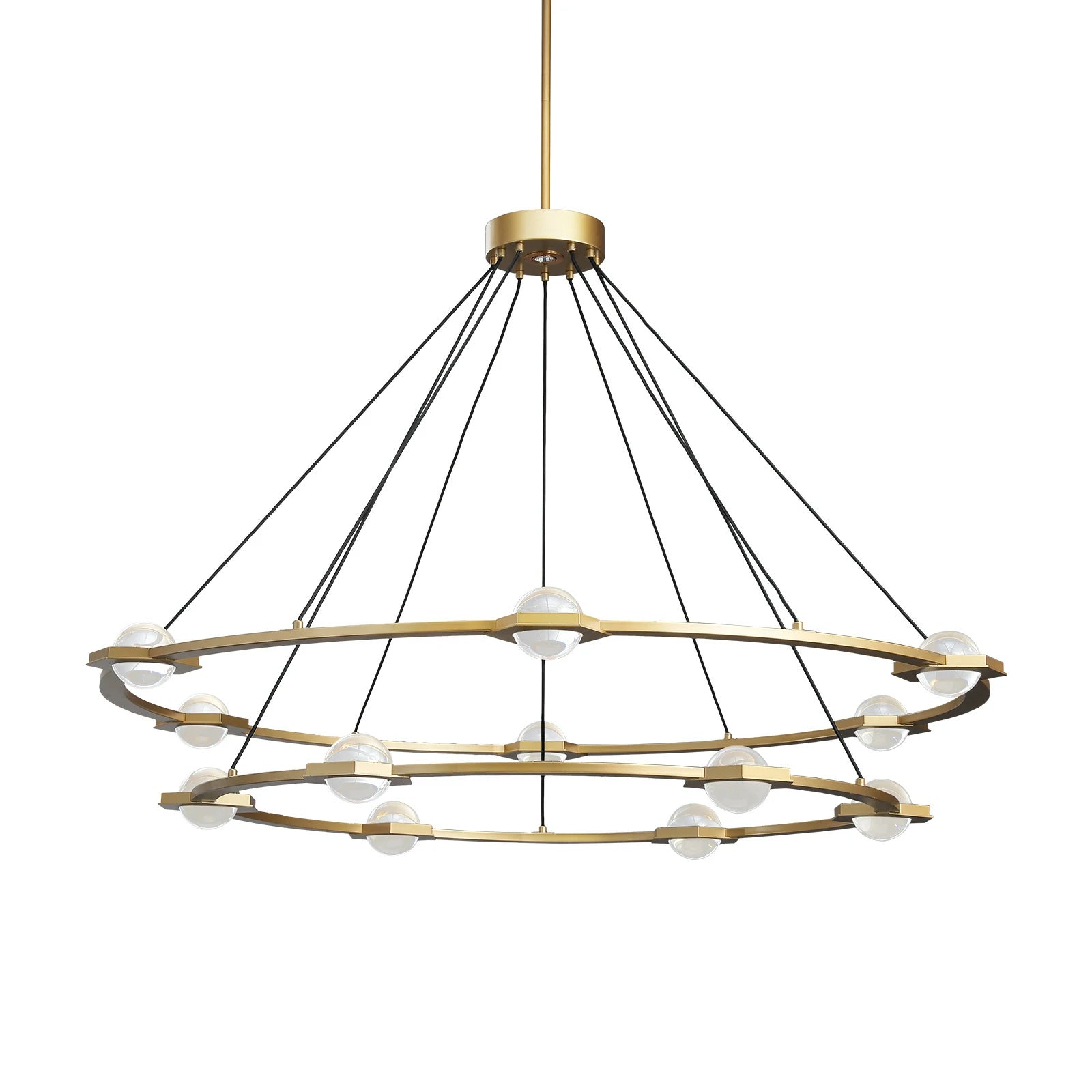 Éclatano 2-Tier Round Chandelier