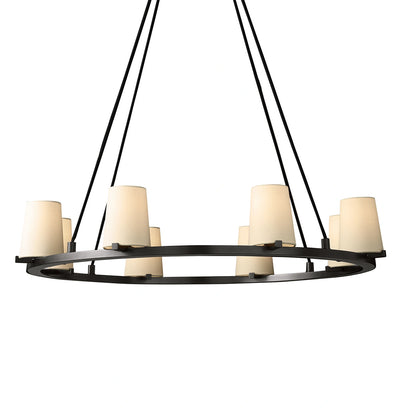 Mauillac Fabric Shade Round Chandelier