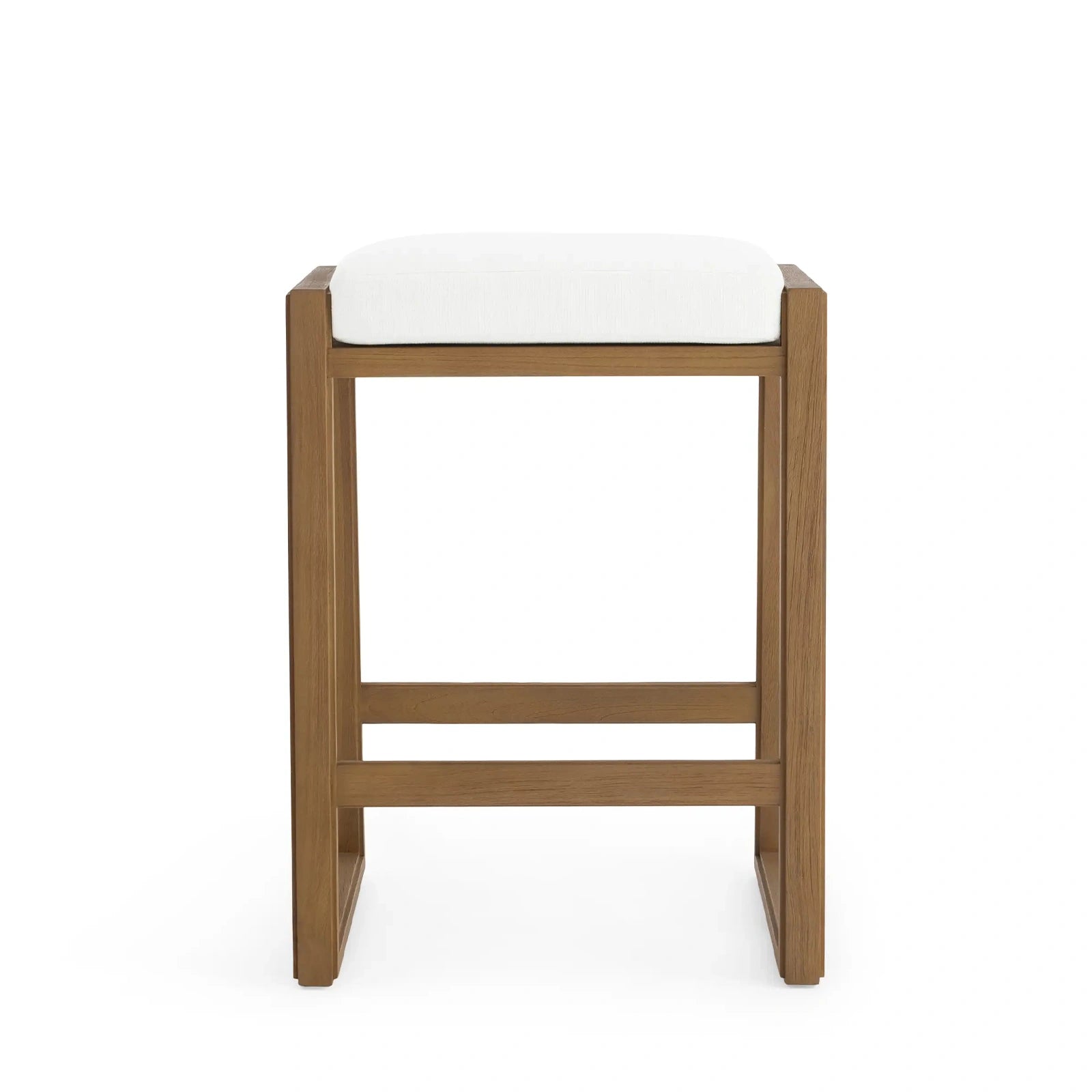 Canion Outdoor Teak Backless Barstool