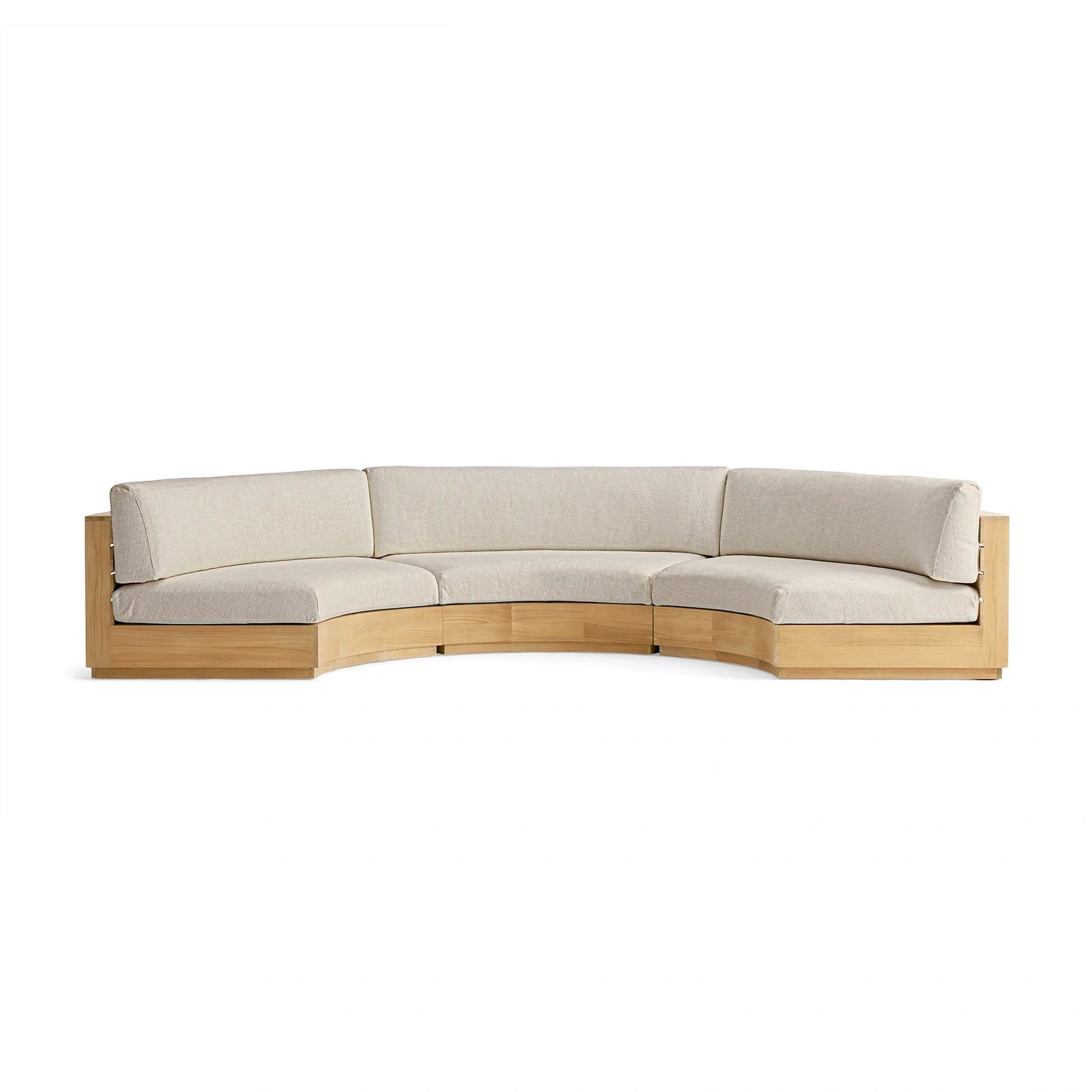 Bay Harbour Outdoor Curved Three Piece Sectional