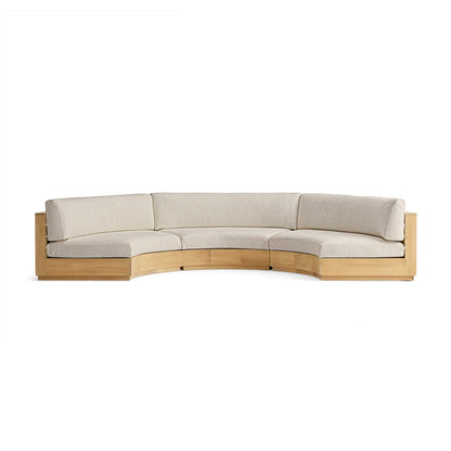 Bay Harbour Outdoor Curved Three Piece Sectional