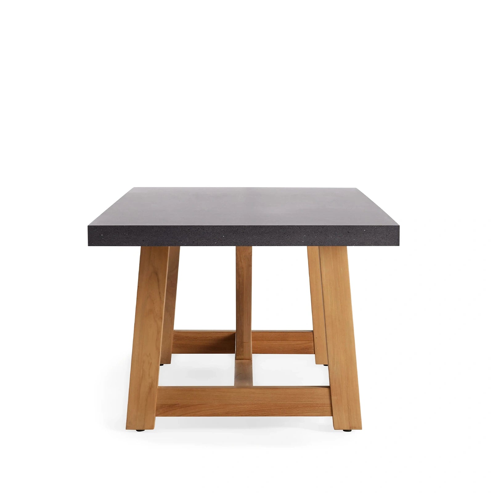 Outdoor Dining Table with French Beam Base