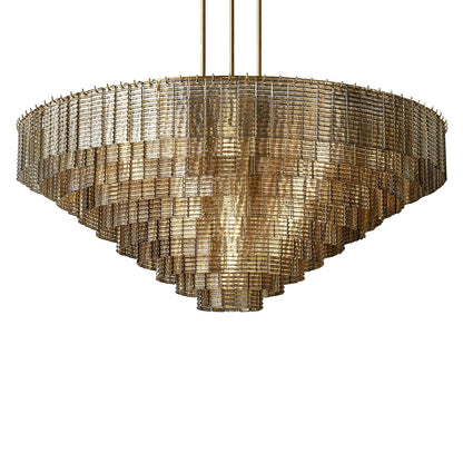 Mirene Glass Round Chandelier