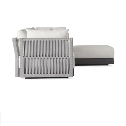 Nacos Outdoor Four-Piece Sectional with Ottoman