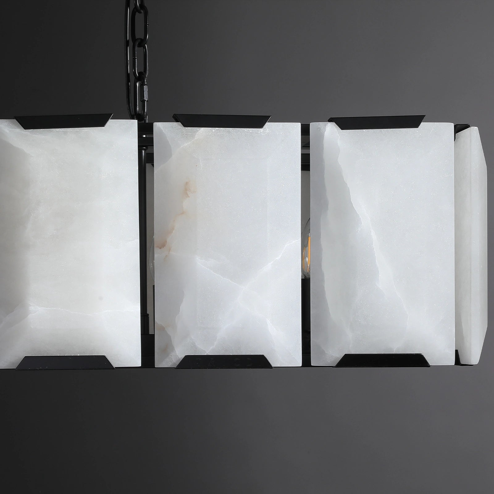 Carlow Calcite Rectangular Chandelier