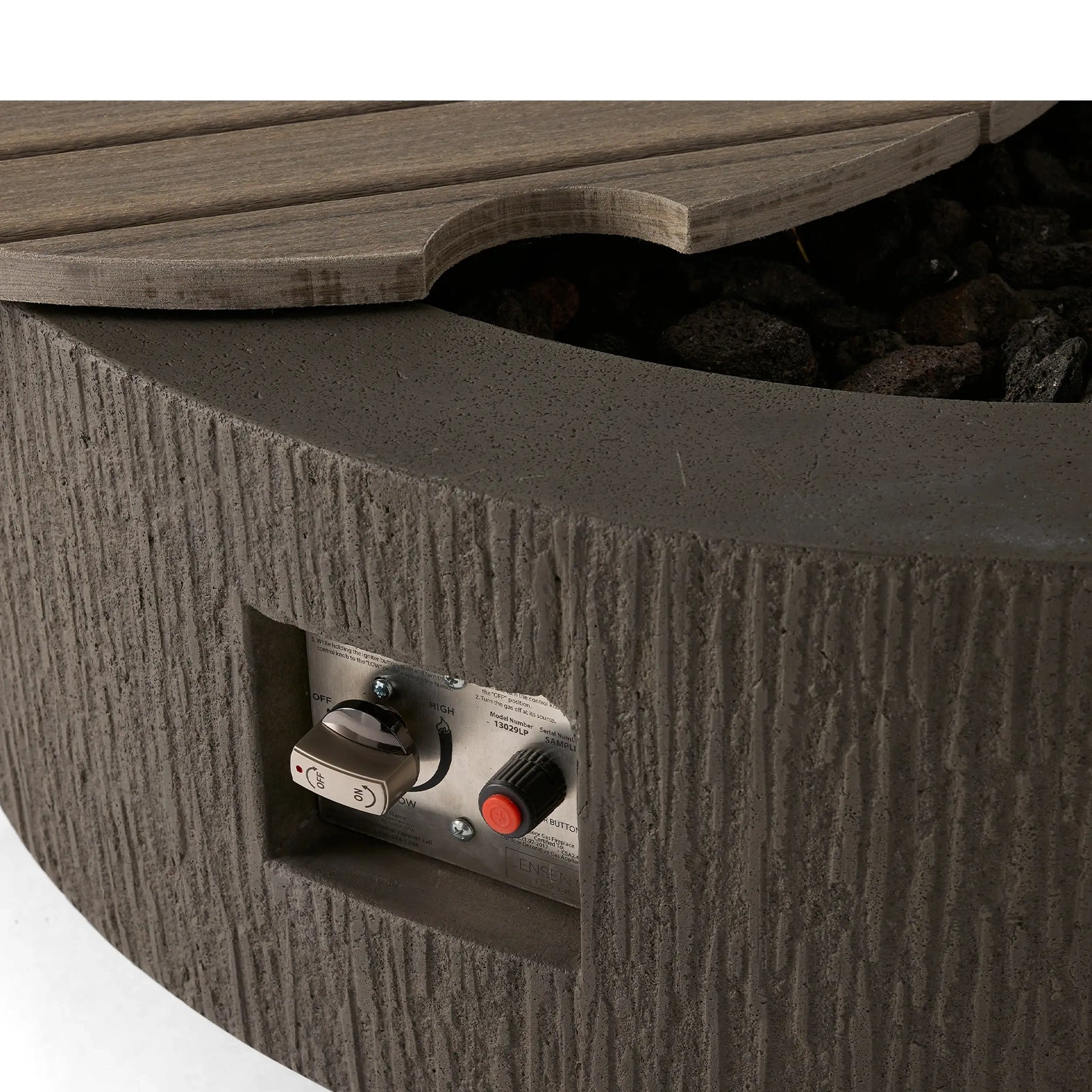 Winmar Round Natural Gas Fire Pit