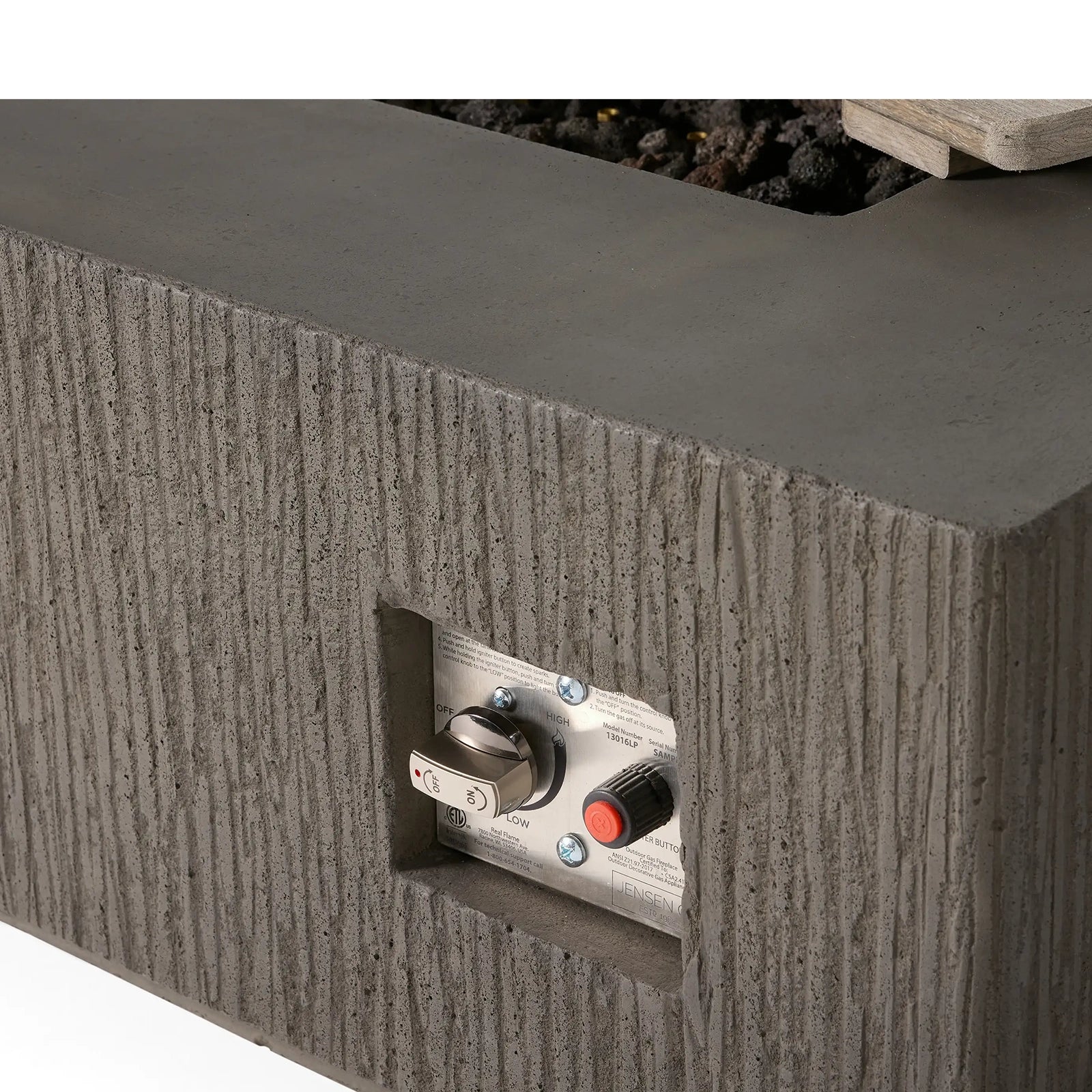 Winmar Rectangular Propane Fire Pit