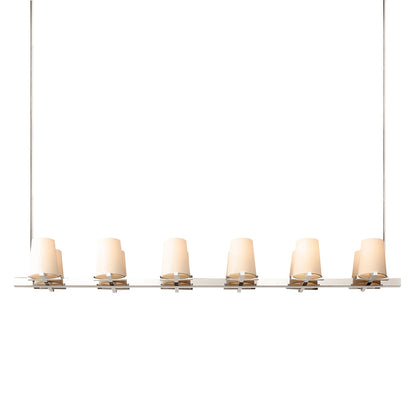 Mauillac Fabric Shade Linear Chandelier