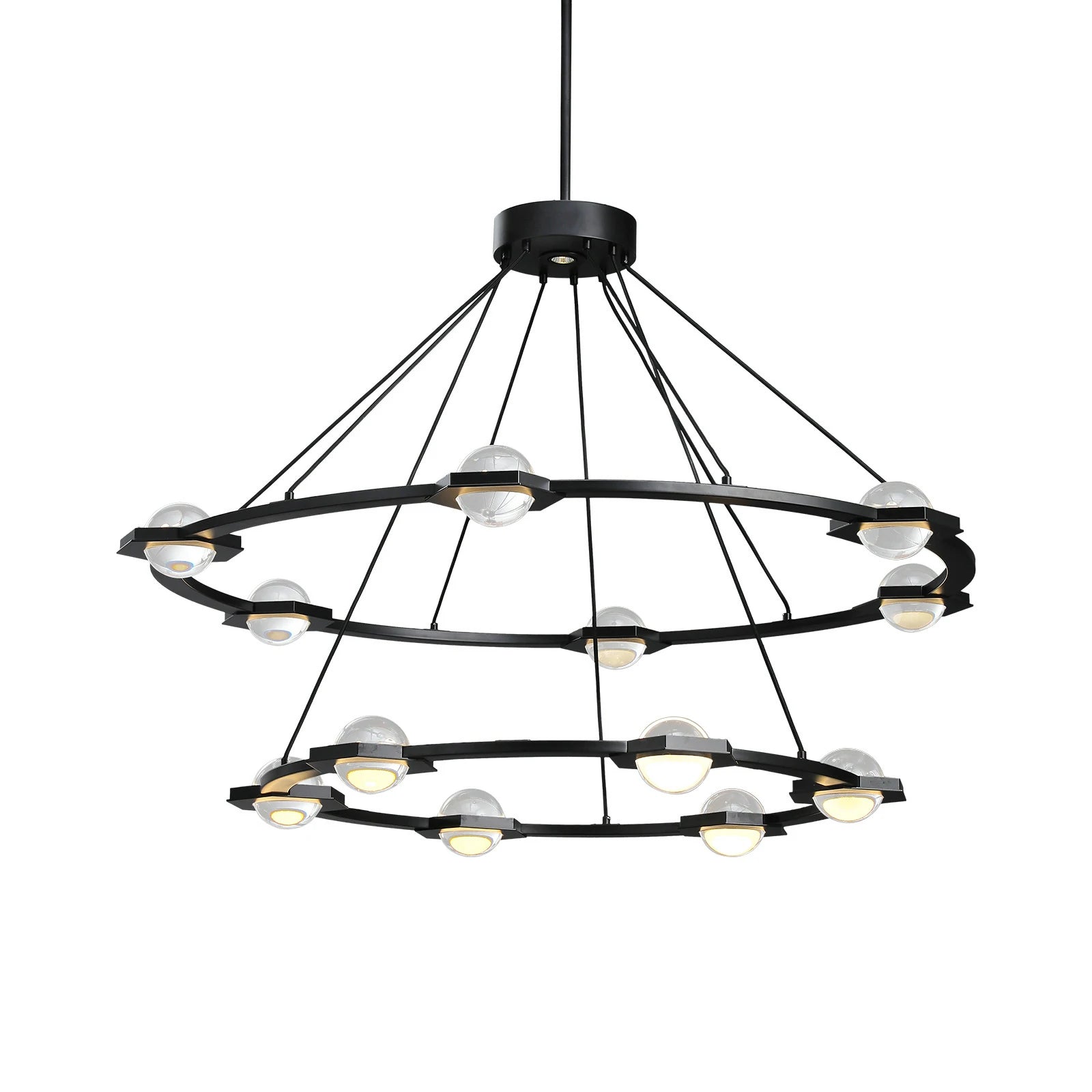 Éclatano 2-Tier Round Chandelier