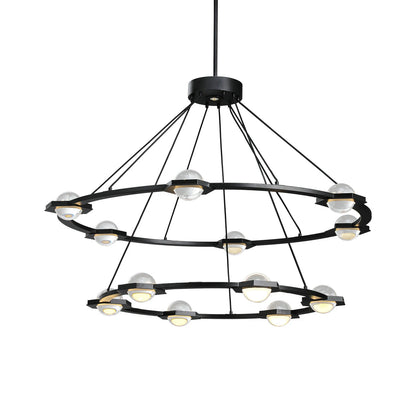 Éclatano 2-Tier Round Chandelier
