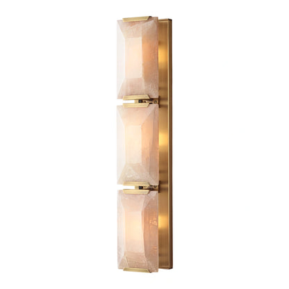 Carlow Calcite Triple Sconce