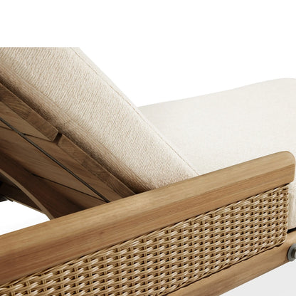 Tuglia Outdoor Teak Chaise