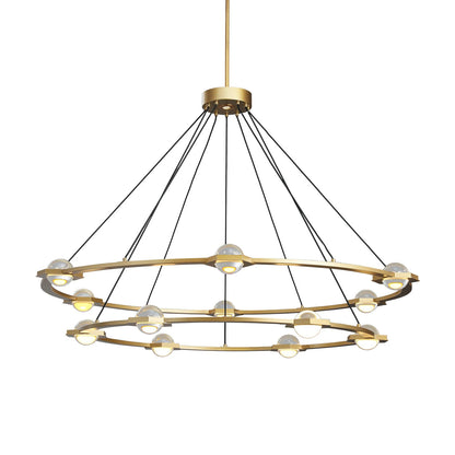 Éclatano 2-Tier Round Chandelier