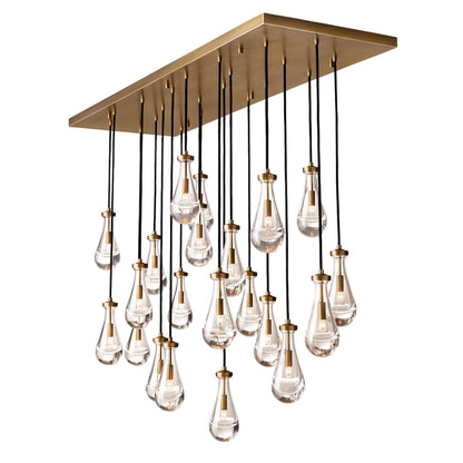 Dewdrop Rectangular Chandelier