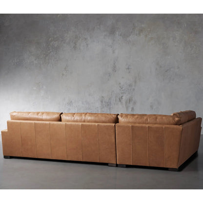 Reamington Leather Two-Piece Sectional