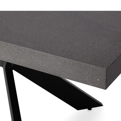 Outdoor Dining Table with Apex Base