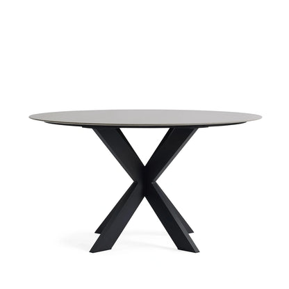Outdoor Round Dining Table with Apex Base