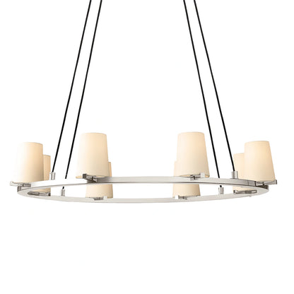 Mauillac Fabric Shade Round Chandelier