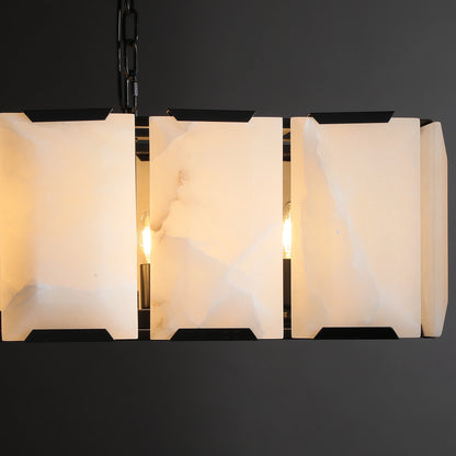Carlow Calcite Rectangular Chandelier