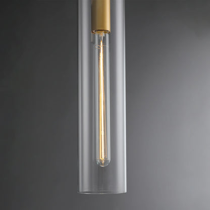 Zephyral Glass Cylinder Pendant