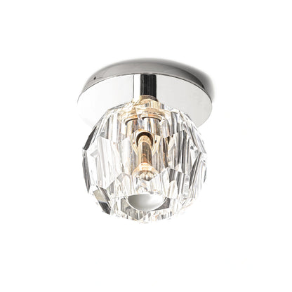 Boule Du Cristal Glass Petite Flushmount