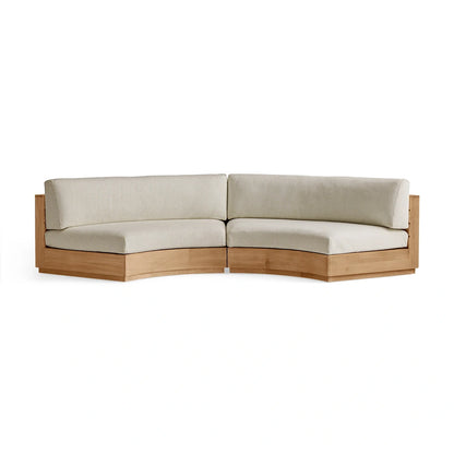 Bay Harbour Outdoor Curved Two-Piece Sectional