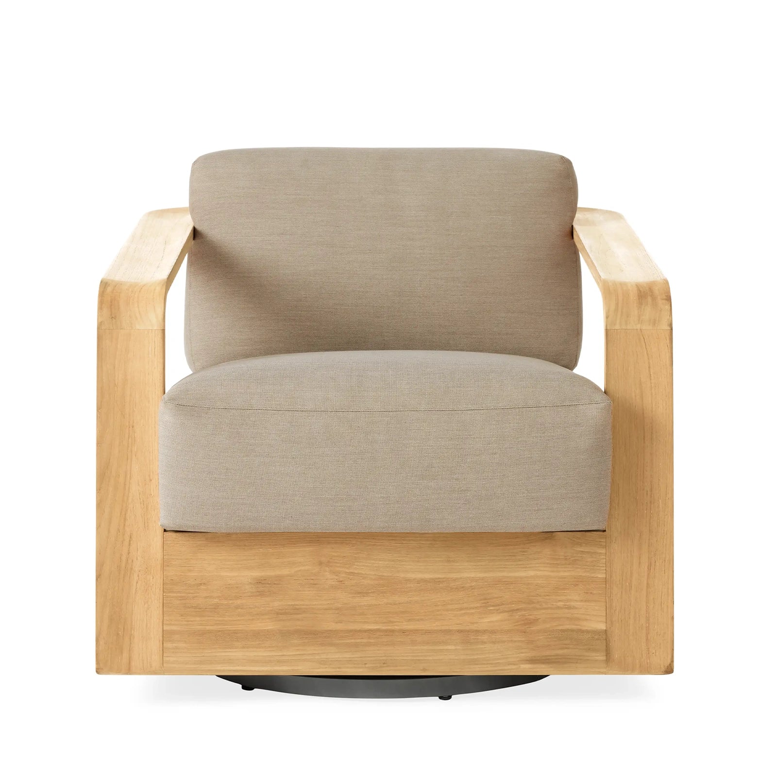 Bonoma Outdoor Teak Swivel Chair