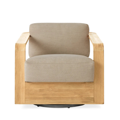 Bonoma Outdoor Teak Swivel Chair