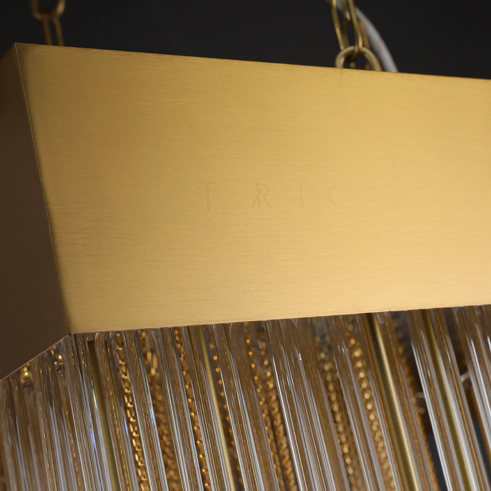 Cascadx Square Chandelier 30"