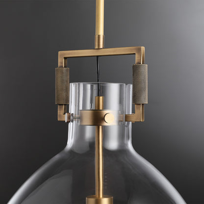 Zephyral Glass Cloche Pendant