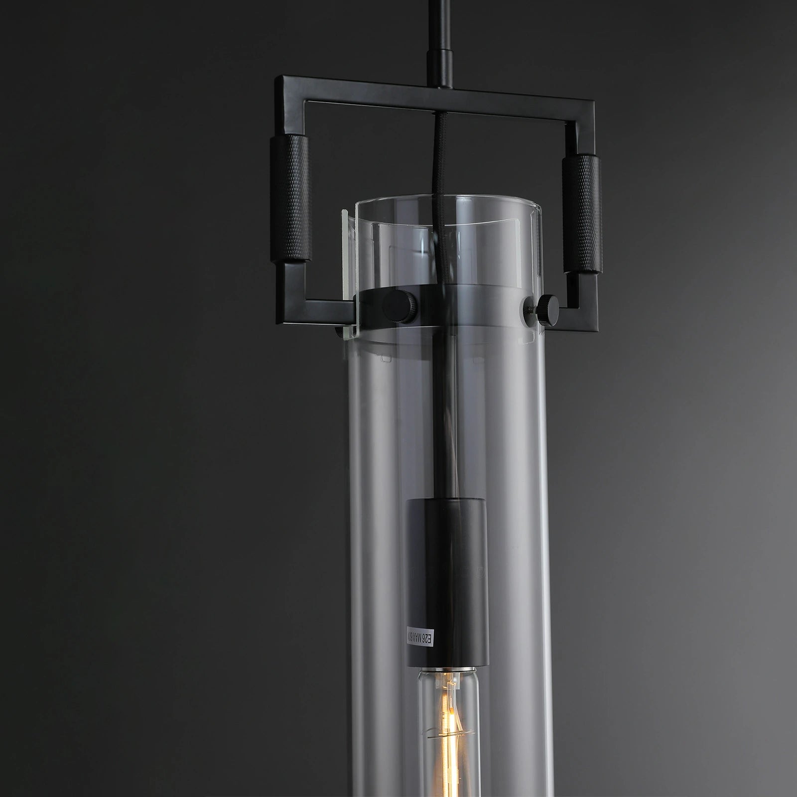 Zephyral Glass Cylinder Pendant