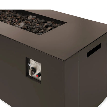 Coten Rectangular Propane Fire Pit