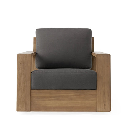 Canion Outdoor Teak Swivel Chair