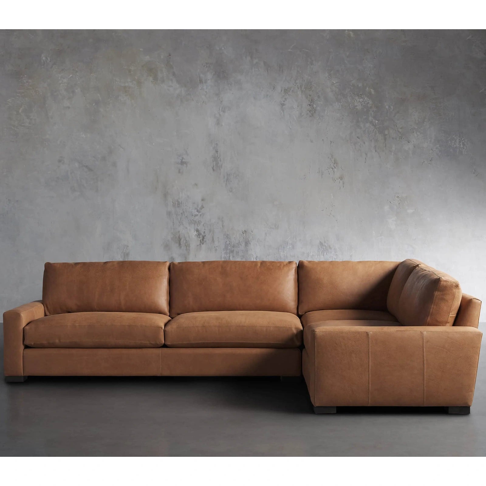 Reamington Leather Two-Piece Sectional