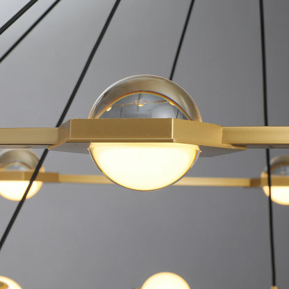 Éclatano 2-Tier Round Chandelier
