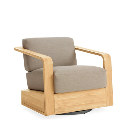 Bonoma Outdoor Teak Swivel Chair