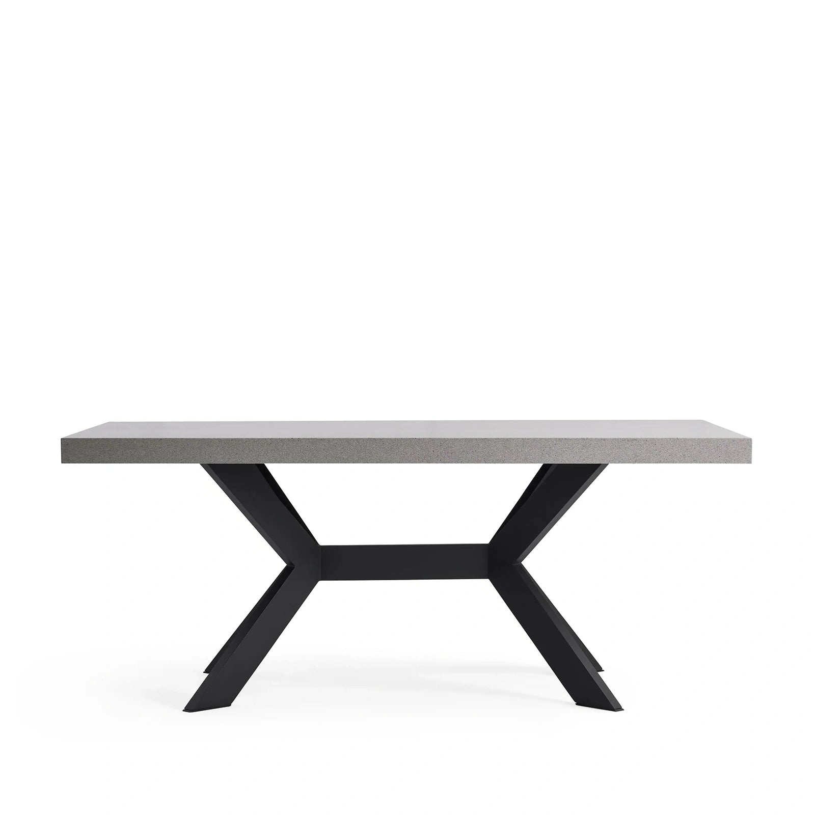 Outdoor Dining Table with Apex Base