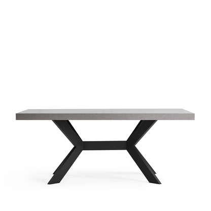 Outdoor Dining Table with Apex Base