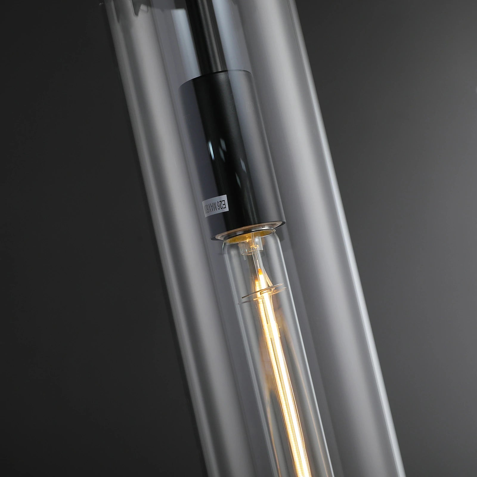 Zephyral Glass Cylinder Pendant